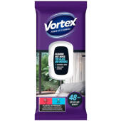 Chusteczki nawilżane VORTEX, do szyb i luster, ściereczki je...
