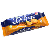 Ciastka biszkopty z owocową galaretką w czekoladzie Delicje ...