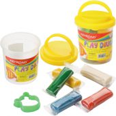 Ciastolina zestaw w wiaderku KEYROAD Play Dough 5 kolorów x ...