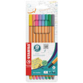 Cienkopisy w etui Stabilo Point 88 Neon, linia 0,4 mm