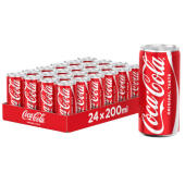 Coca Cola 0,2L, napój gazowany, w puszce