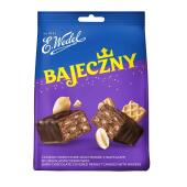 Cukierki Bajeczny Wedel, czekoladowe z kawałkami wafelków