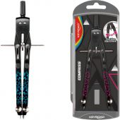 Cyrkiel metalowy z grafitową końcówką KEYROAD Compass Fast T...