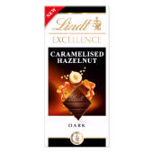 Czekolada Lindt Excellence Caramelised Hazelnut, gorzka z ka...