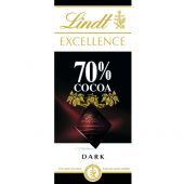Czekolada Lindt Excellence Dark 70% Cocoa, gorzka