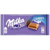 Czekolada Milka Oreo, mleczna z kakaowymi herbatnikami i mle...