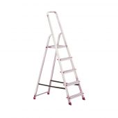 Drabina aluminiowa rozstawna, do 139cm, z podostem i rączką