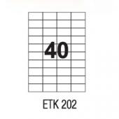 Etykiety uniwersalne papierowe białe APLI 100 arkuszy A4, sa...