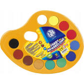 Farby akwarelowe na paletce Astra kolor 30 mm