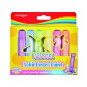 Farby plakatowe w sztyfcie pastelowe kolory 10 g KEYROAD Pas...