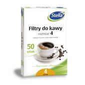 Filtry do kawy rozmiar 4 Stella, brązowe