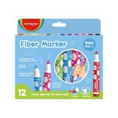 Flamastry grube dla małych dzieci KEYROAD Jumbo Fiber Marker...