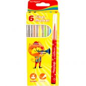 Flamastry szkolne KEYROAD Fiber Marker, transparentna skuwka