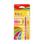 Flamastry szkolne KEYROAD Neon Fiber Marker, kolory neonowe,...