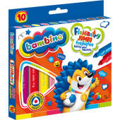 Flamastry szkolne trójkątne Bambino Jumbo, grube