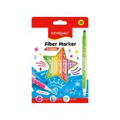 Flamastry wymazywalne KEYROAD Erasable Fiber Marker, podwójn...