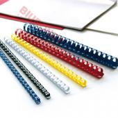 Grzbiety do bindowania 19/20mm, do 165 kartek, plastikowe, 1...