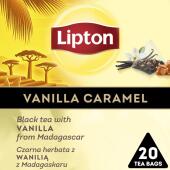 Herbata czarna Lipton Discovery Collection Karmel i Wanilia ...