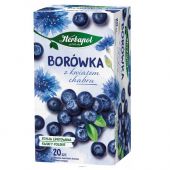 Herbata owocowa Herbapol Borówka z Kwiatem Chabru, torebki b...