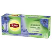 Herbata zielona Lipton Earl Grey, aromatyzowana, torebki ze ...