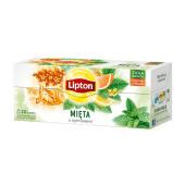 Herbata ziołowa Lipton Mięta z Cytrusami, torebki ze sznurec...
