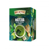 Herbatka Matcha Big-Active Zielona Herbata i Limonka, torebk...