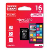 Karta pamięci microSD Goodram M1AA, z adapterem do SD
