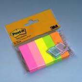Karteczki indeksujące Post-it 15 x 50 mm, papierowe zakładki...