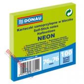 Karteczki samoprzylepne Donau 76x76 mm, bloczek 100 kartek, ...