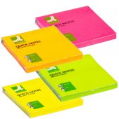 Karteczki samoprzylepne Q-Connect, bloczek 80 kartek, 76 x 7...