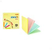 Karteczki samoprzylepne Skick'n Magic Pad 76x76 mm, 4 pastel...