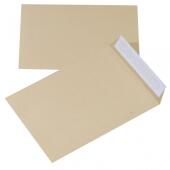 Koperty B5, Office Products samoprzylepne z paskiem HK, brąz...