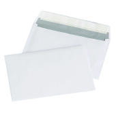 Koperty C6, Office Products samoprzylepne z paskiem HK, biał...