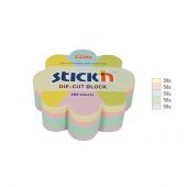Kostka karteczek samoprzylepnych Stick'n Kwiat 67 x 67 mm, 5...