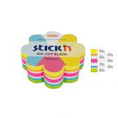 Kostka karteczek samoprzylepnych Stick'n Kwiat 67 x 67 mm, 6...