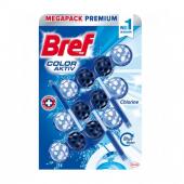 Kostka toaletowa Bref Color Aktiv Chlorine 50g, barwiąca zaw...