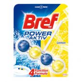 Kostka toaletowa Bref Power Aktiv Lemon 50 g, zawieszka do W...