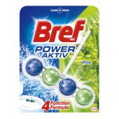 Kostka toaletowa Bref Power Aktiv Pine 50 g, zawieszka do WC