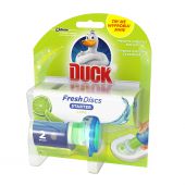 Kostka toaletowa Duck Fresh Discs 2 sztuki, żelowy krążek do...