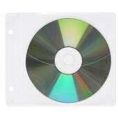 Koszulki na płyty Q-Connect, na 2 płyty CD/DVD