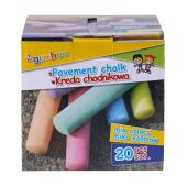 Kreda chodnikowa dla najmłodszych Gimboo XXL, miks kolorów w...