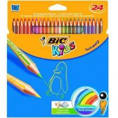 Kredki ołówkowe BIC Kids Tropicolors, w oprawie z żywicy syn...