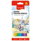 Kredki ołówkowe drewniane KEYROAD Premium Colour Pencils 4 m...