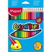 Kredki ołówkowe Maped Color'Peps Jumbo, grube, trójkątne