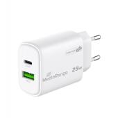 Ładowarka sieciowa MediaRange USB-C i USB-A, szybki adapter ...