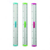 Linijka aluminiowa z uchwytem KEYROAD Measure Clip Ruler, be...