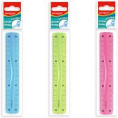 Linijka szkolna elastyczna KEYROAD Flexible Ruler, miks kolo...