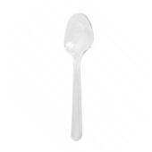 Łyżki plastikowe transparentne 18 cm, sztućce jednorazowe