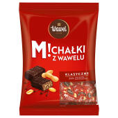 Michałki Klasyczne Wawel, cukierki czekoladowe z kawałkami o...