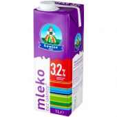 Mleko bez laktozy UHT Łowicz 3,2% 1L, w kartonie